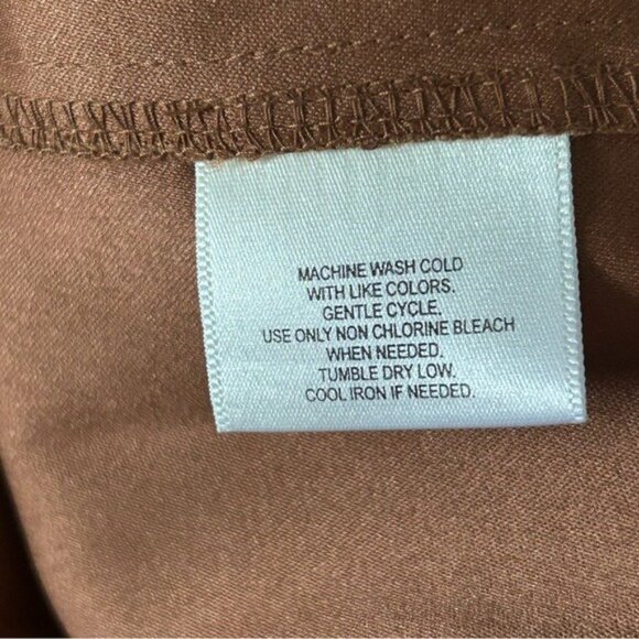 Islander Brown Collared Button Down Long Sleeve Shirt NWT 2X Plus Size READ - Picture 12 of 16